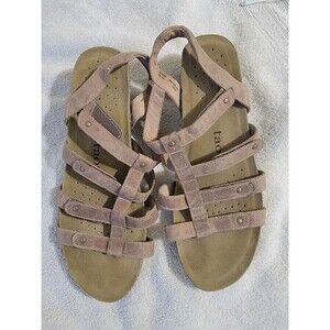 Taos Size‎ 9 Women's Spirit Tan Leather Strappy Comfort Sandals Mint Condition